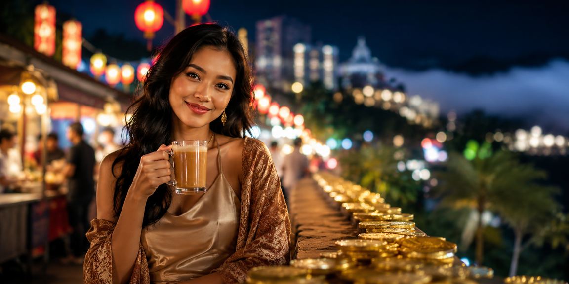 Suasana hiburan kasino mewah di Genting Highlands dengan skrin permainan digital