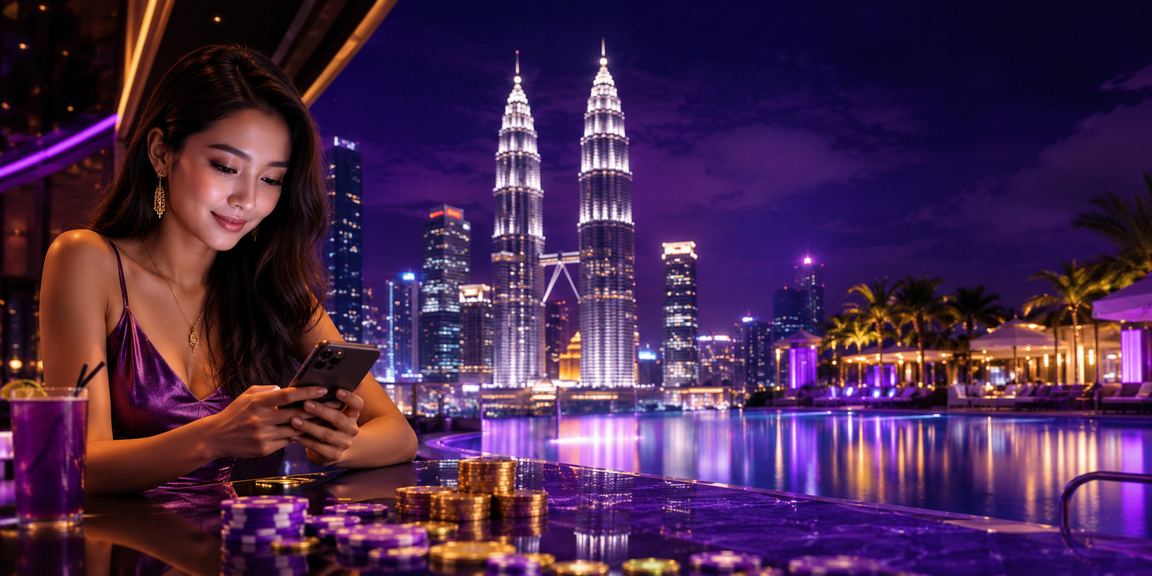 Pengguna Malaysia memasang aplikasi mudah alih kasino k20a di Kuala Lumpur